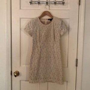 French Connection white lace mini dress sz 4